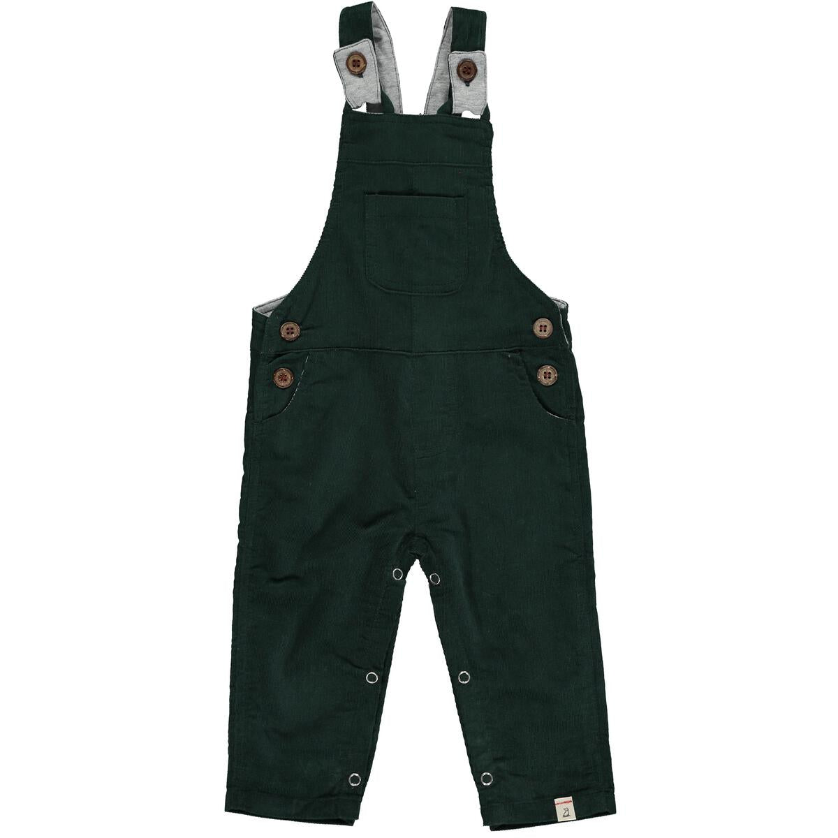 Jellico Corduroy Overalls in Green
