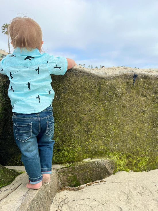 Load image into Gallery viewer, Blue Denim Jeans
