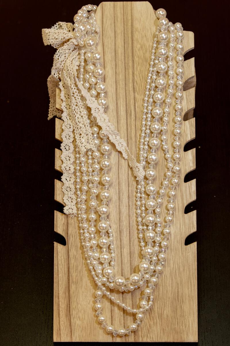 Pearl Cluster Necklace