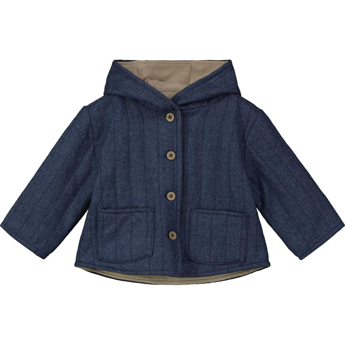 Navy Fall Baby Jacket