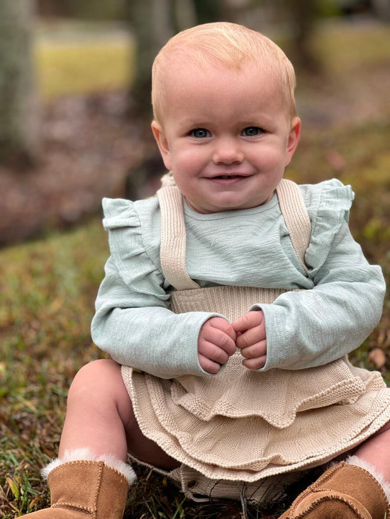 Load image into Gallery viewer, Quinn Onesie in Seafoam Sage
