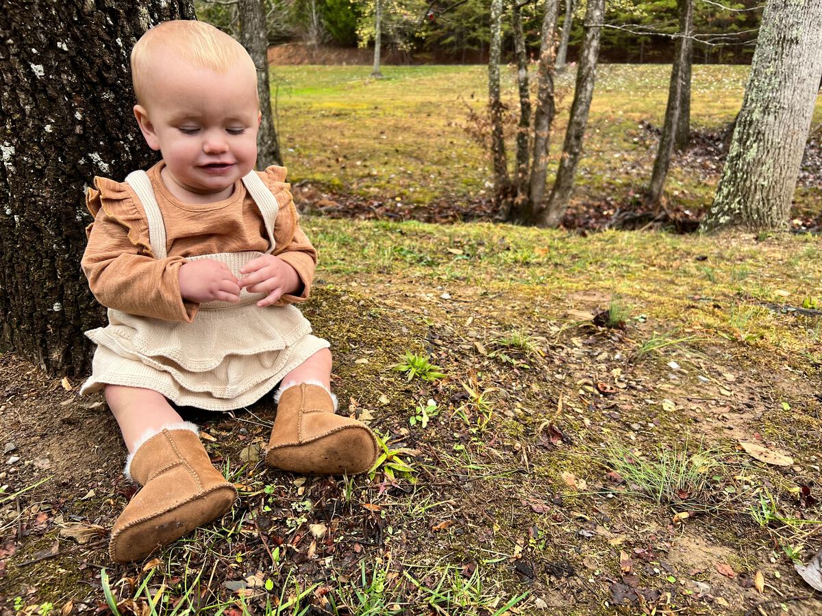 Quinn Onesie in Tan Rust