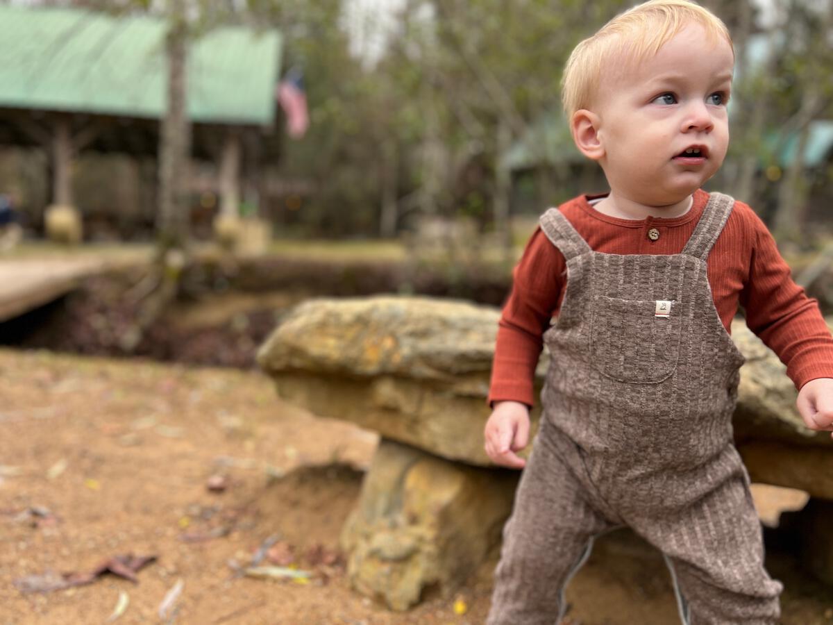 Alex Rib Onesie in Rust