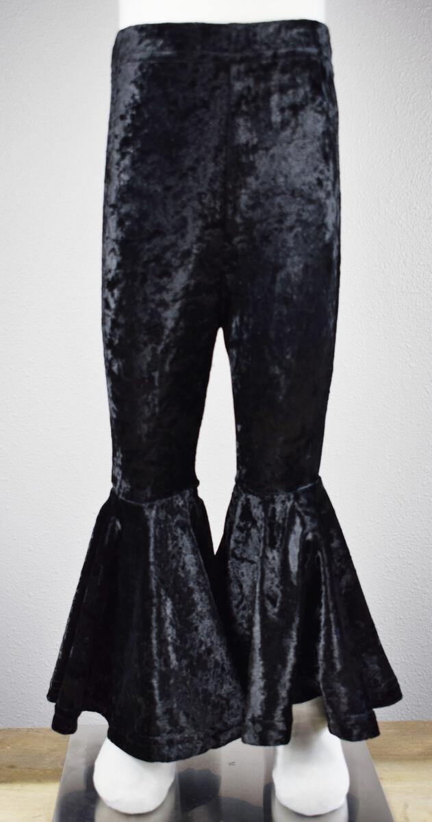 Black Velvet Bell Legging