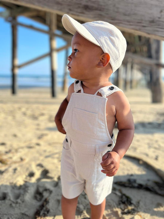 Grey Woven Overalls