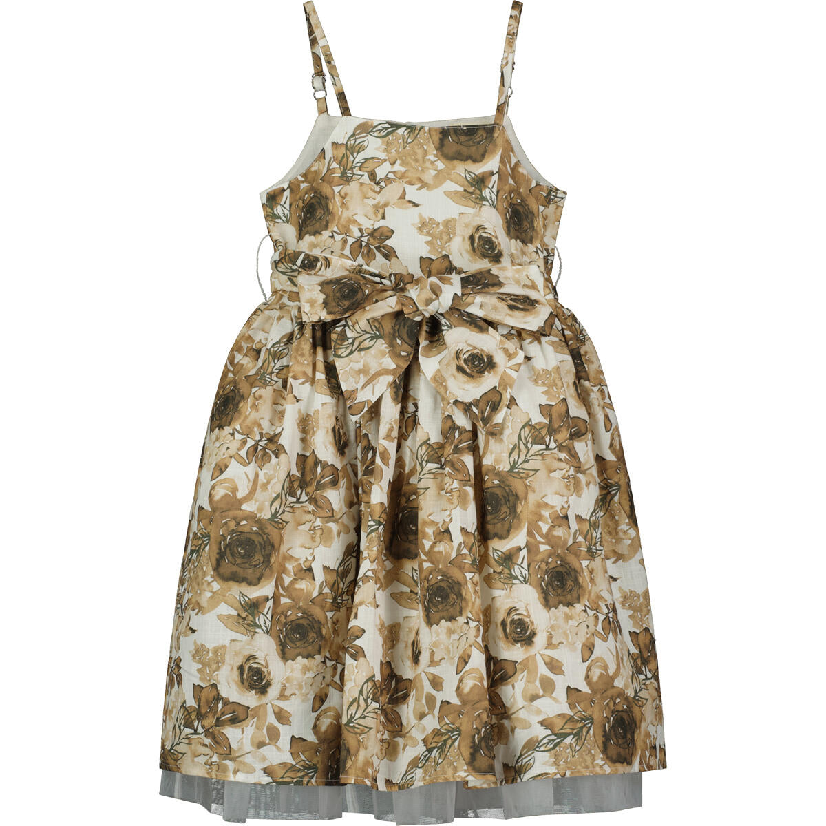 Juliet Oatmeal Roses Dress