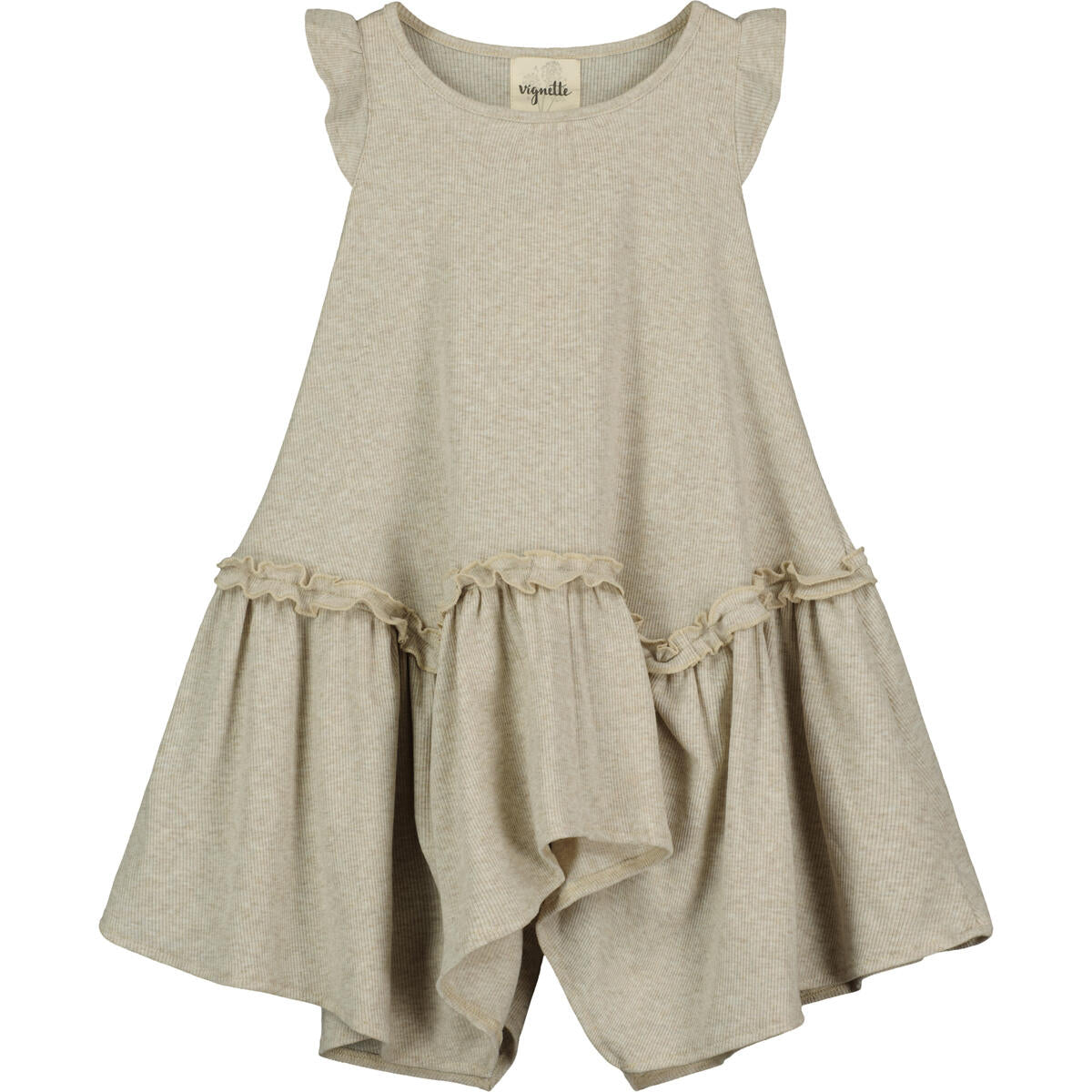 Liz Oatmeal Soft Knit Dress
