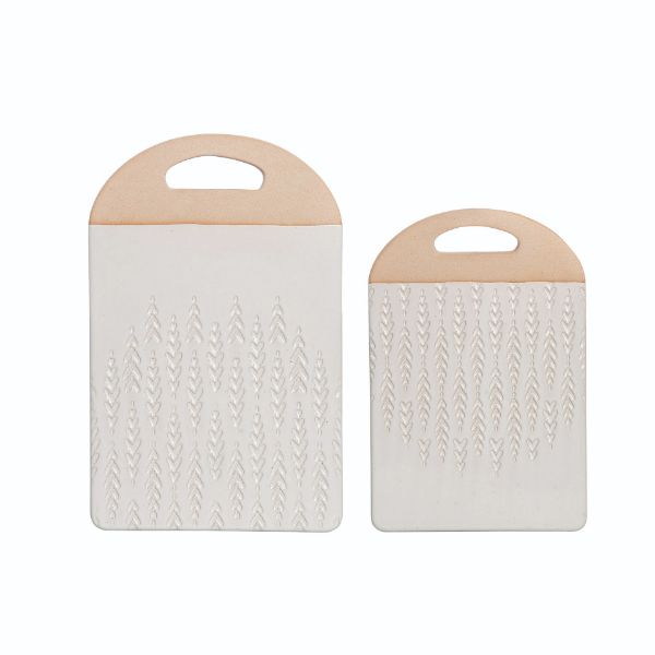 Stoneware Heart Serving Boards