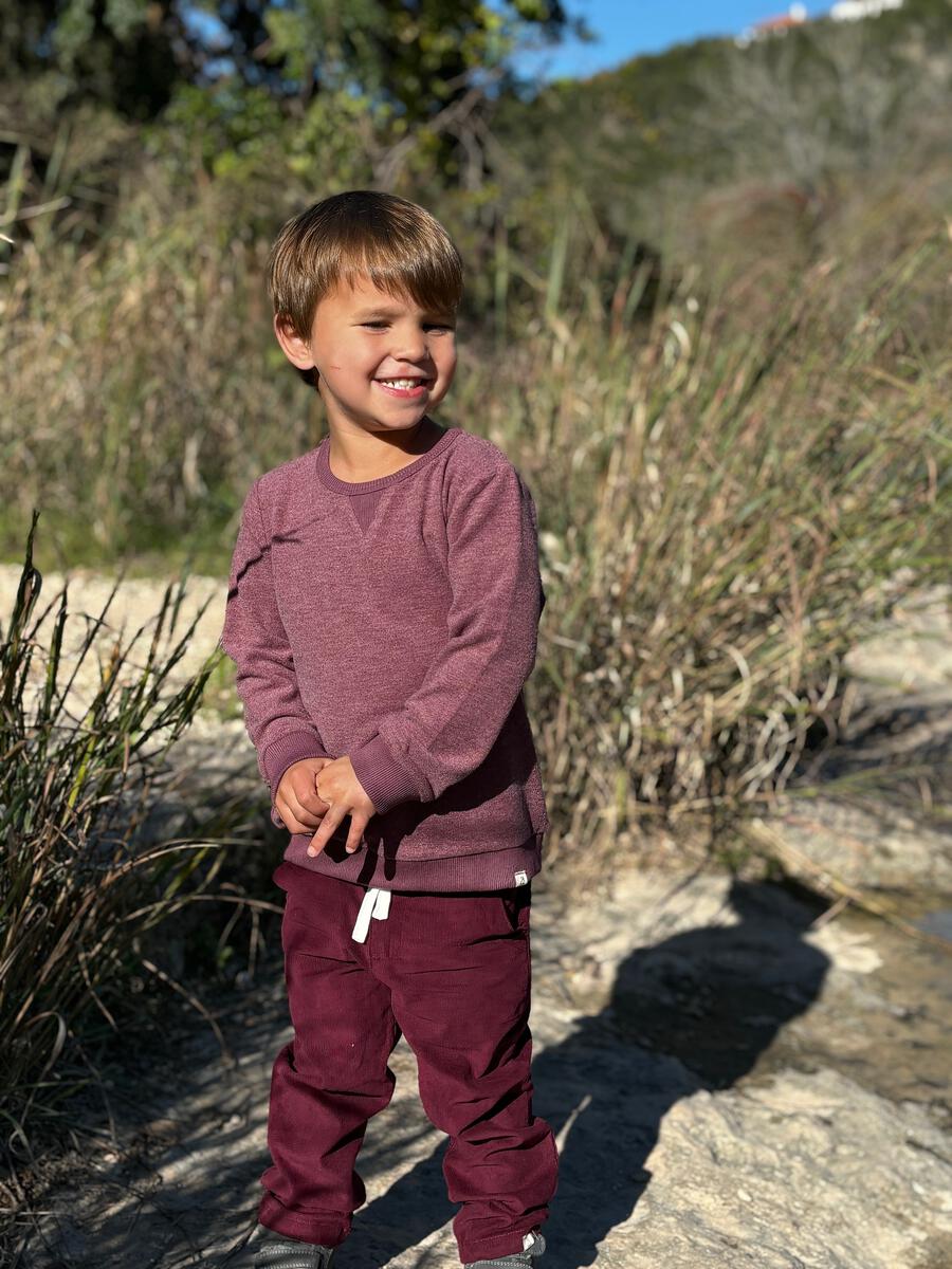 Burgandy Tarquin Sweatshirt