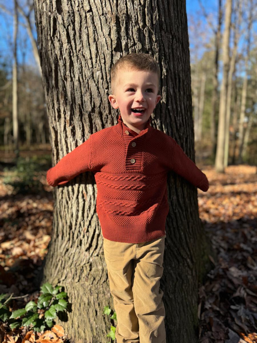 Rust Cable Sweater – Madison Paul