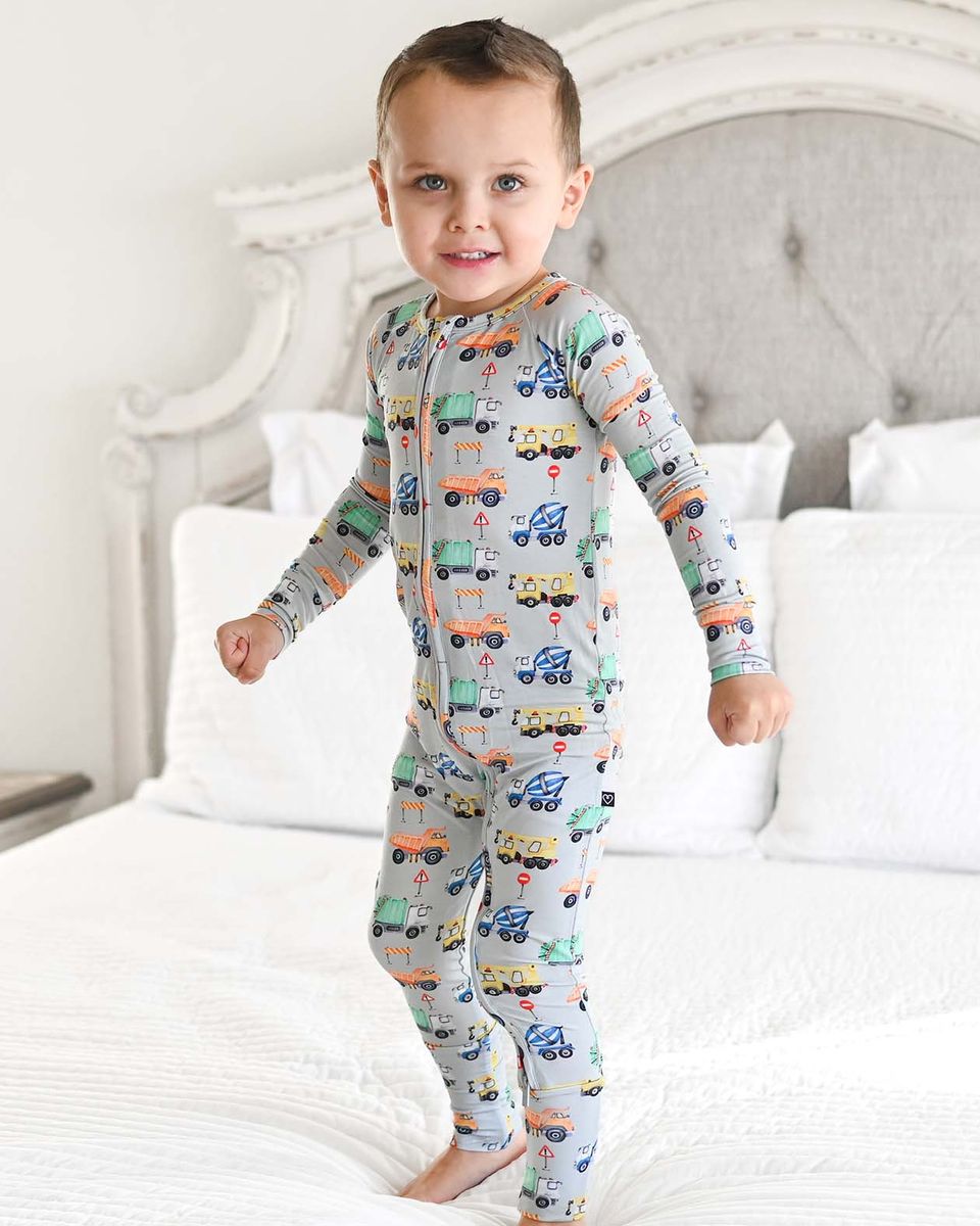 Mark Truck Bamboo Convertible Romper
