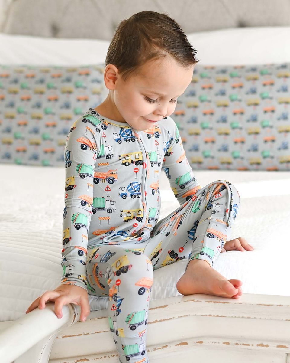 Mark Truck Bamboo Convertible Romper