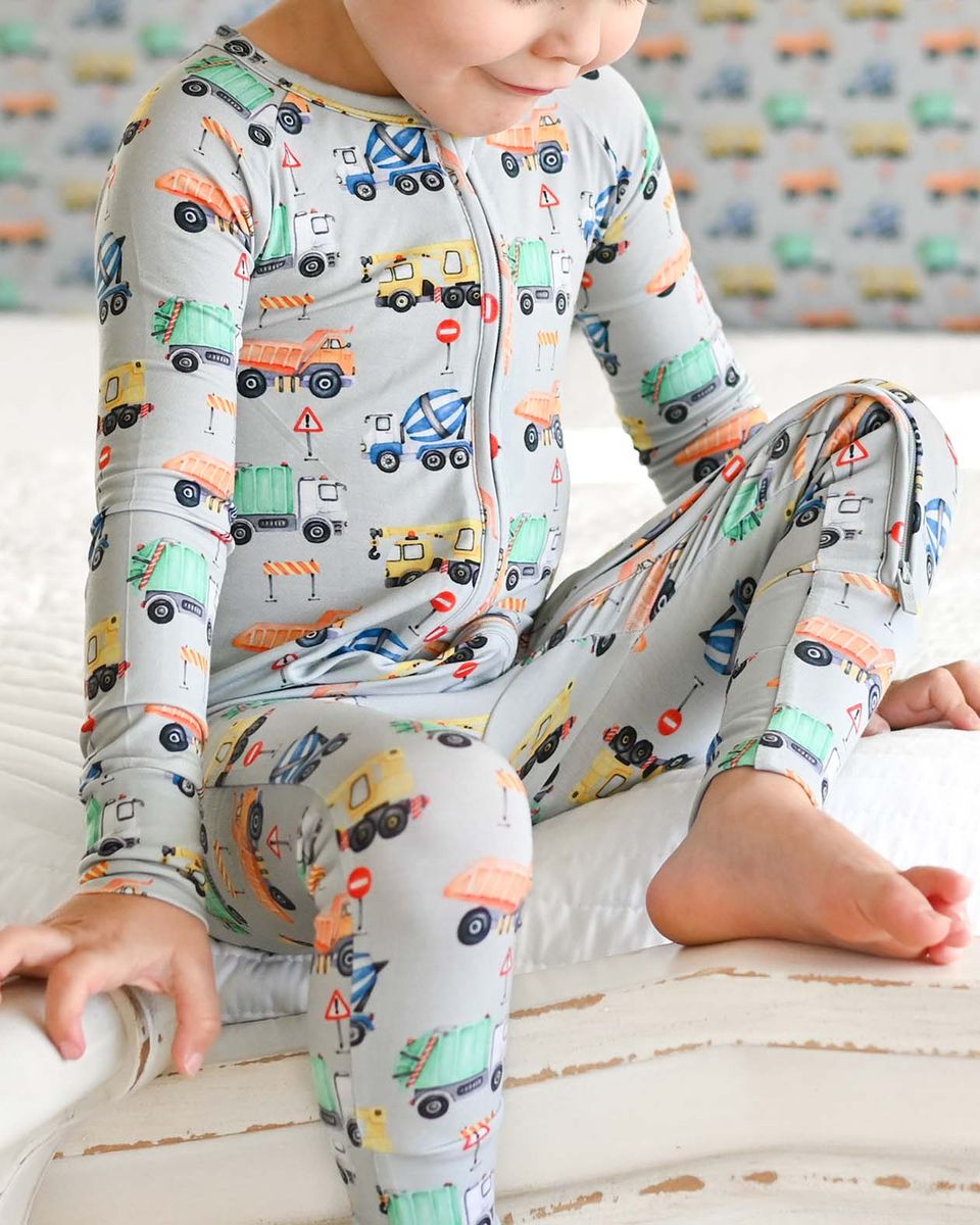 Mark Truck Bamboo Convertible Romper