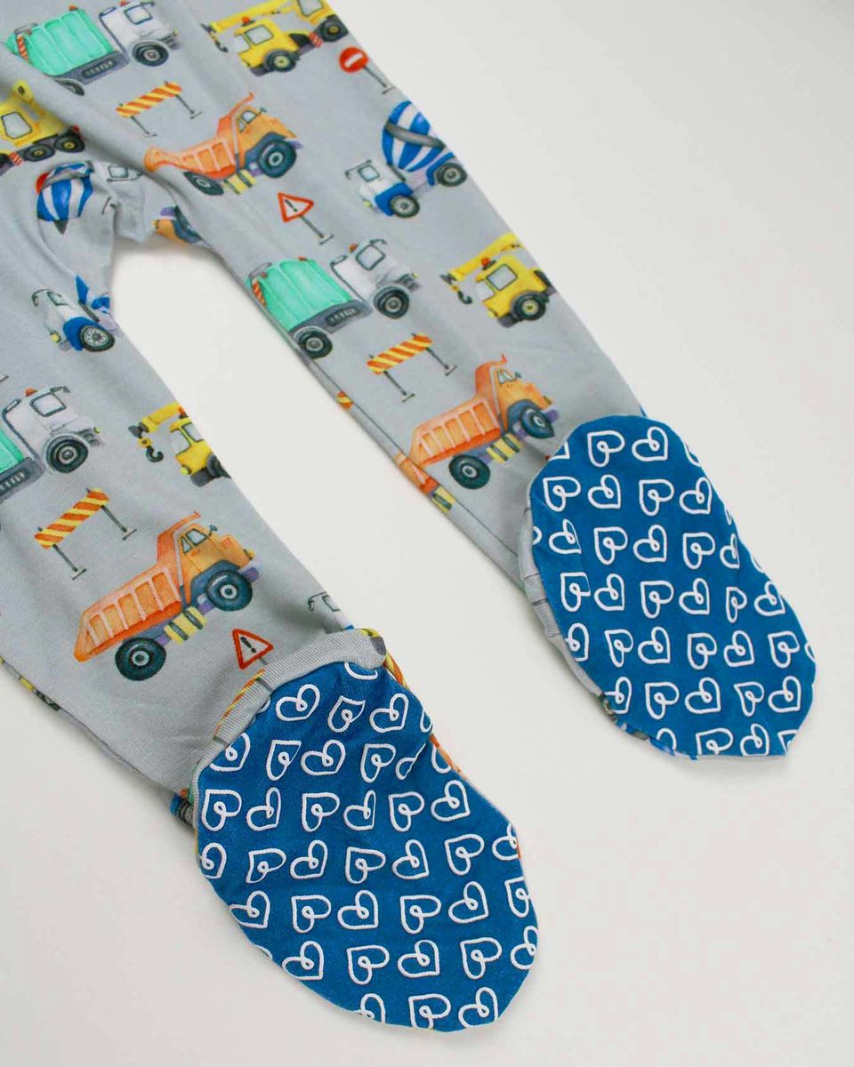 Mark Zippered Footie