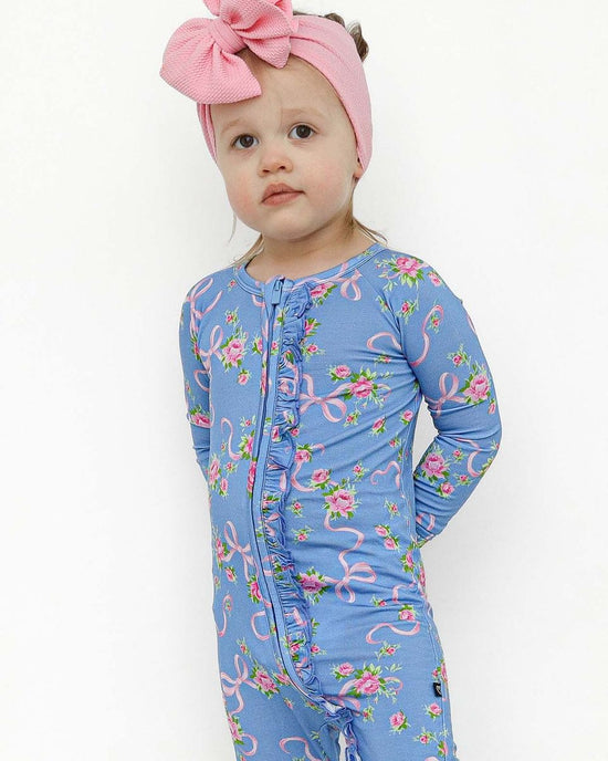 Elodie Ruffled Zipper Bamboo Convertible Romper