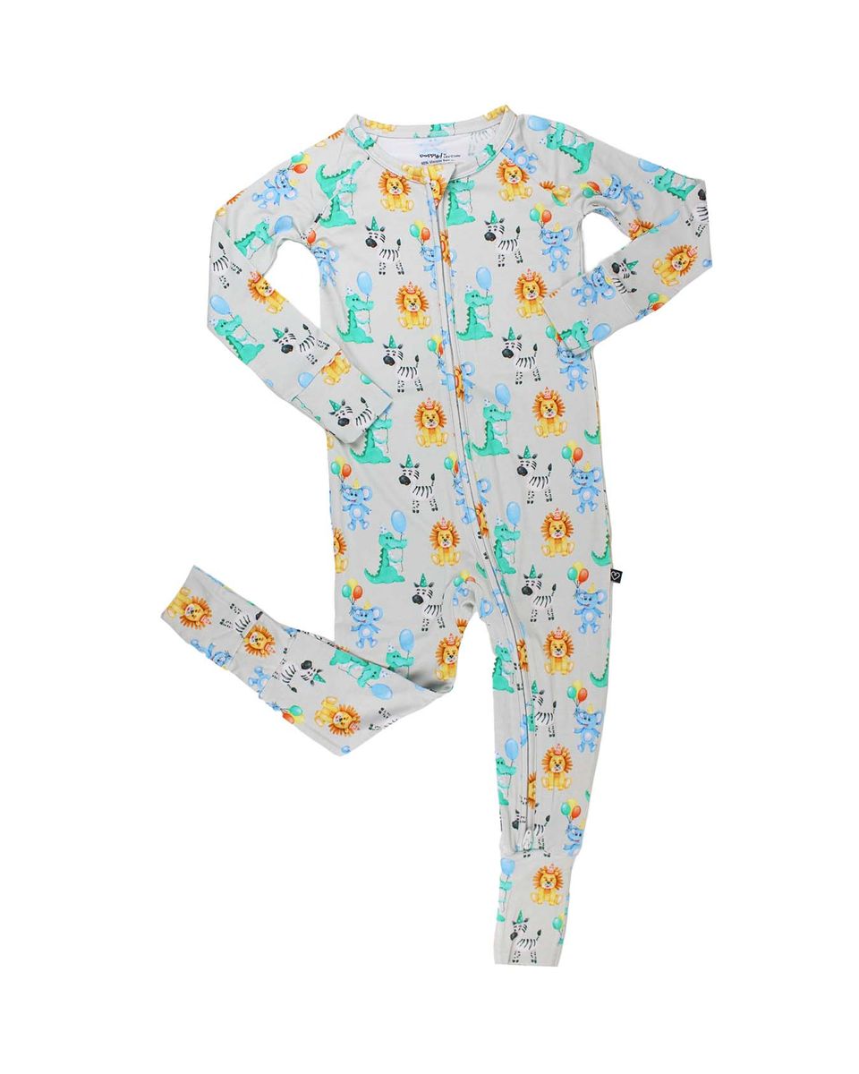 Evan Lion Bamboo Convertible Romper