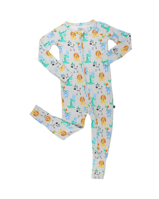 Evan Lion Bamboo Convertible Romper