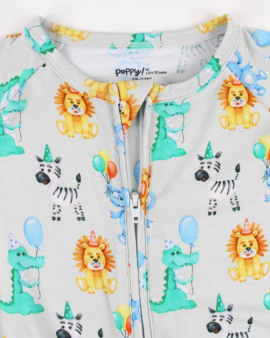 Evan Lion Bamboo Convertible Romper