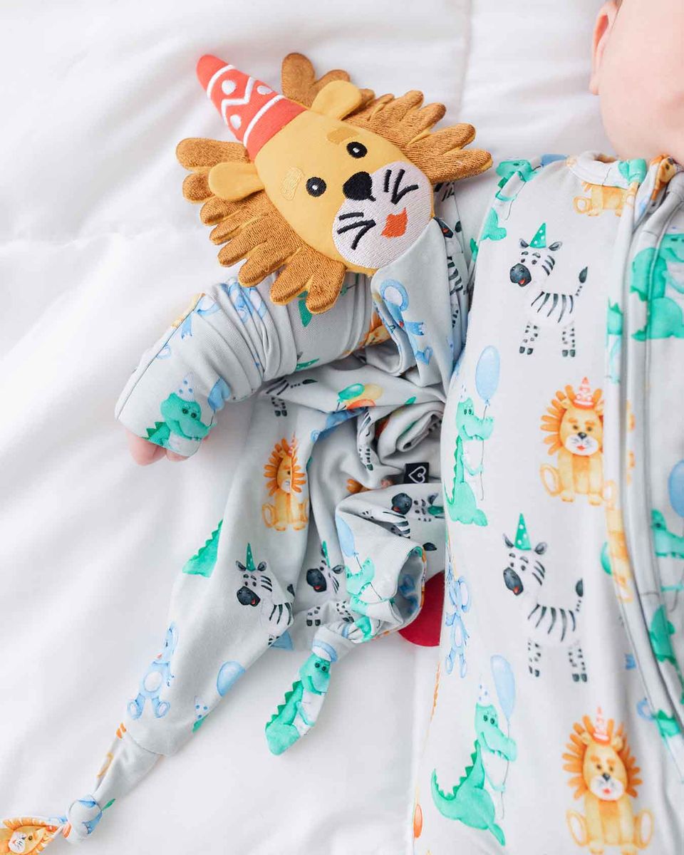 Evan Lion Bamboo Toy Lovey