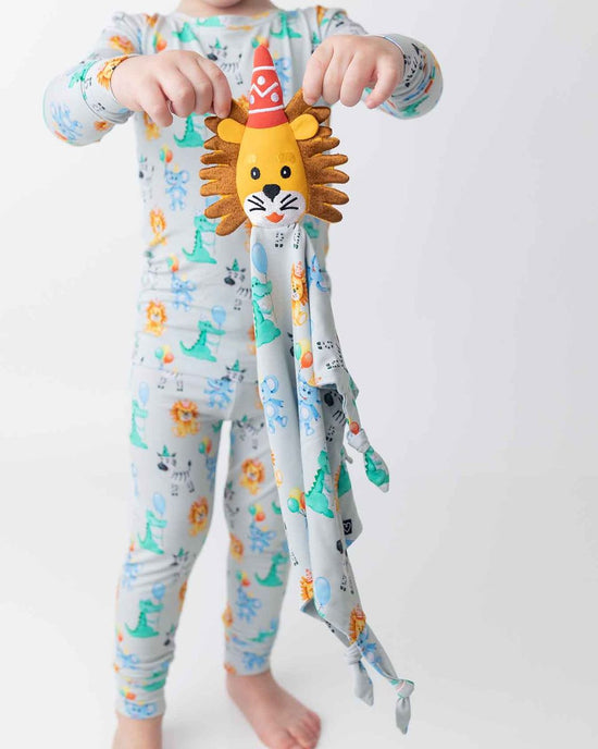 Evan Lion Bamboo Toy Lovey