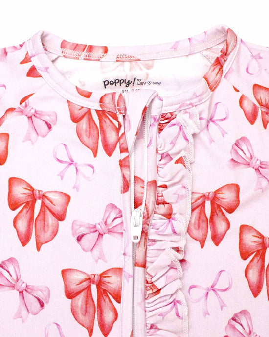 Catalina Ruffled ‘Poppy’™Bamboo Bow Convertible Romper