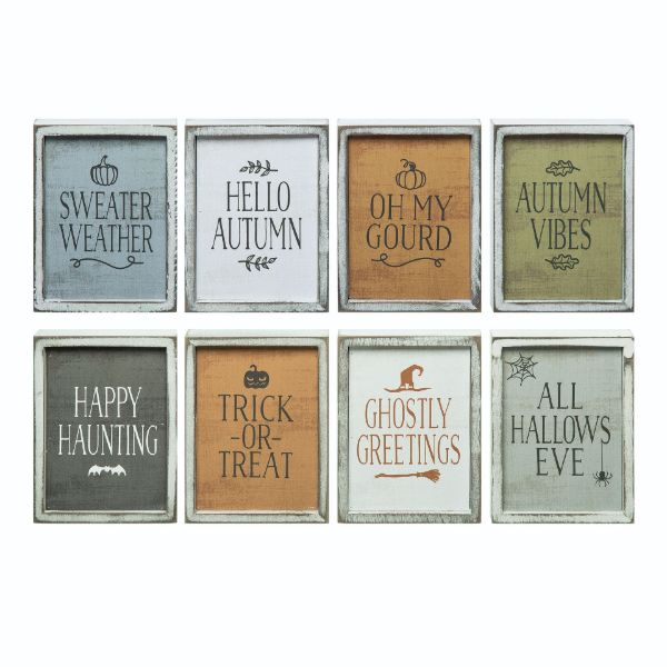 Reversible Block Decor/Autumn-Halloween