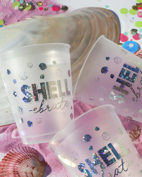 Load image into Gallery viewer, THE SHELL-EBRATE REUSABLE STACKABLE CUPS
