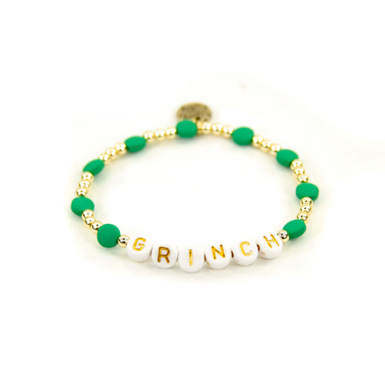 Christmas 18K Gold Filled Bracelets: Peppermint Candies