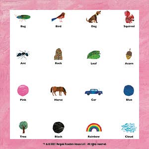 Very Hungry Caterpillar Travel Bingo Game