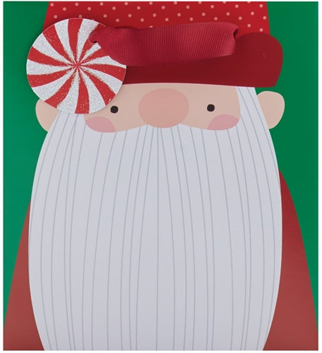 Gnome Santa Gift Bag with Tissue Paper