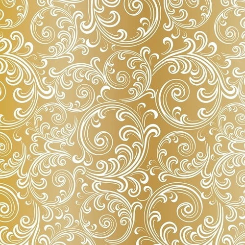 Golden Scrolls 9 Foot Jumbo Wrapping Paper Roll