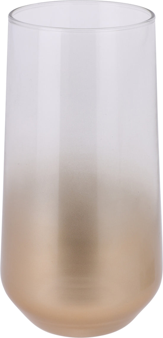 Load image into Gallery viewer, Gold Ombre Drinking Glass
