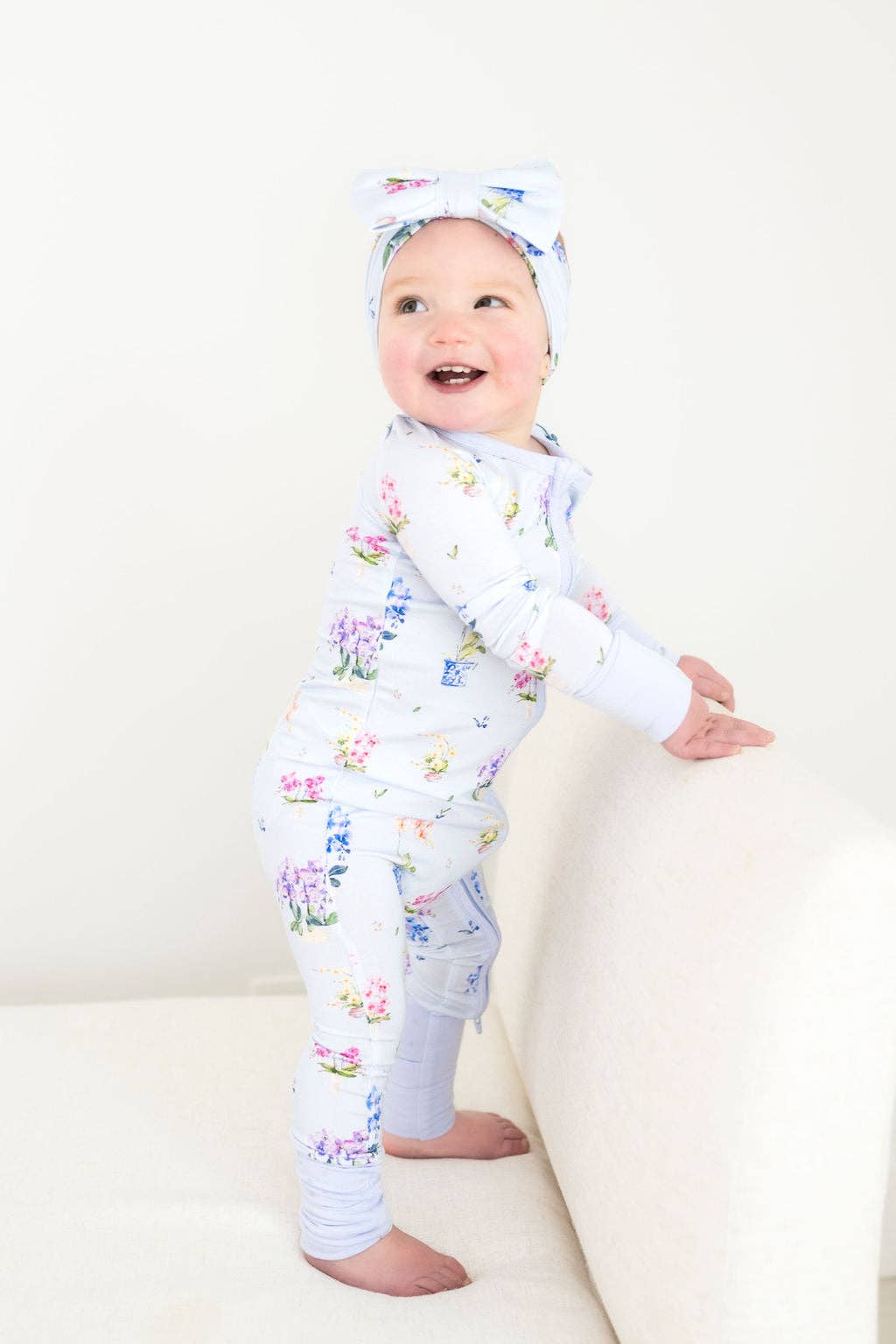 Proud to Be Y'Orchid Bamboo baby pajamas convertible Romper
