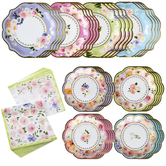 Load image into Gallery viewer, Tea Time party 9&amp;quot; Plates (16 guests)
