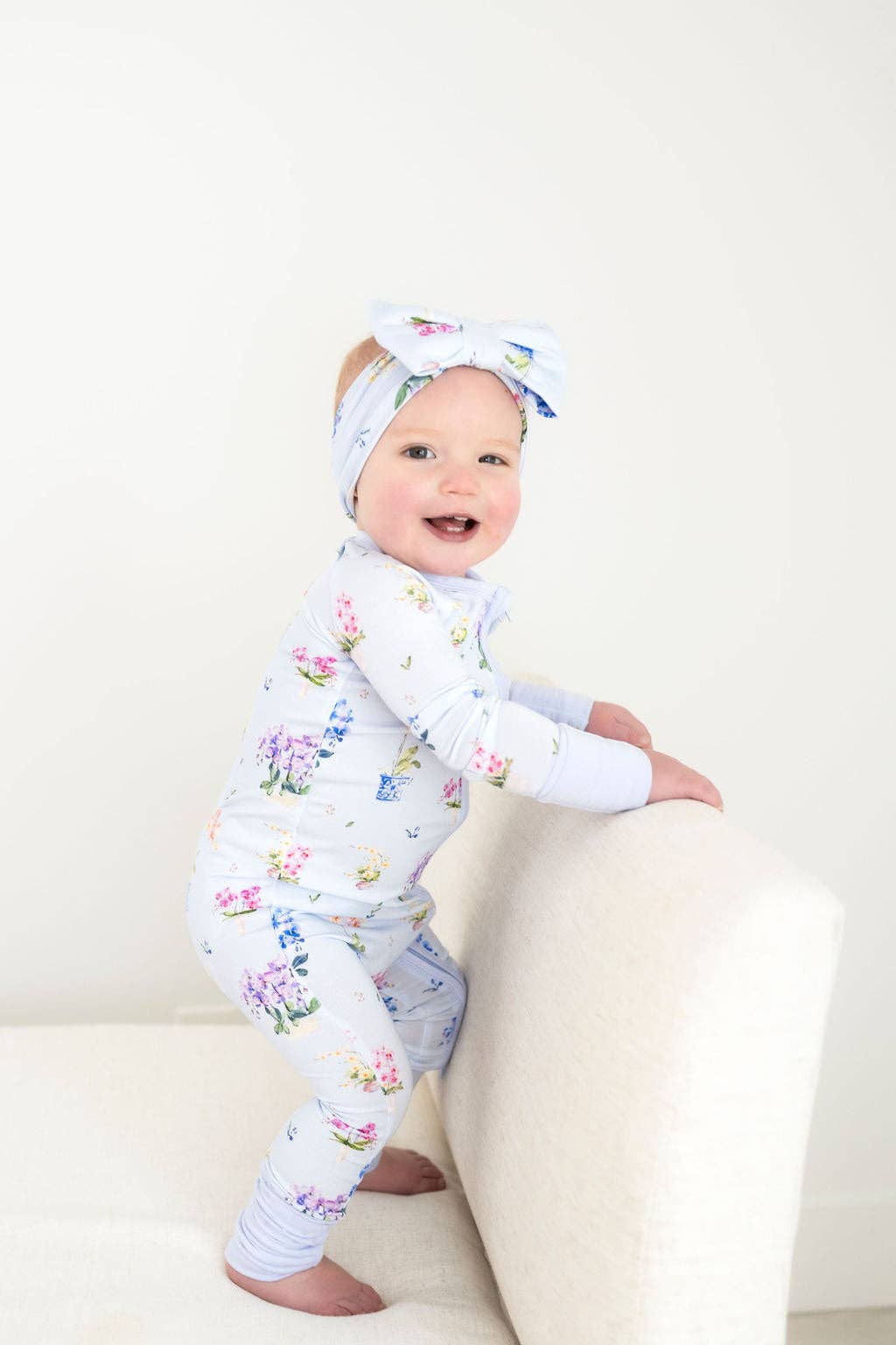Proud to Be Y'Orchid Bamboo baby pajamas convertible Romper