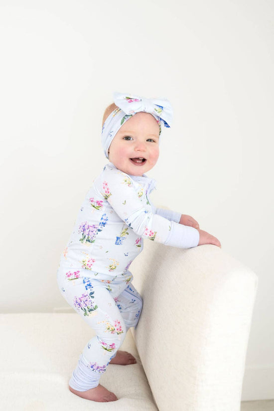 Proud to Be Y'Orchid Bamboo baby pajamas convertible Romper