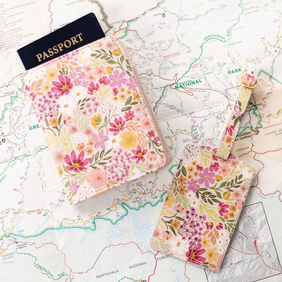 Load image into Gallery viewer, Primrose Petals Passport Cover
