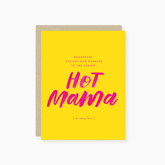Hot Mama Menopause Card