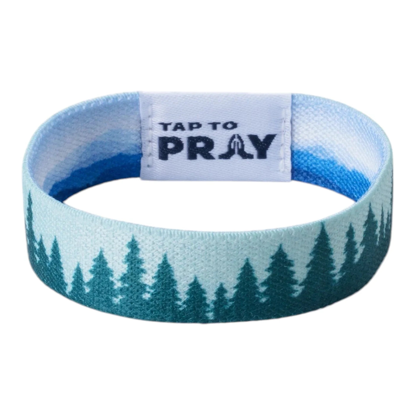 Tap To Pray™ Wristbands - Mountains & Forests - Medium