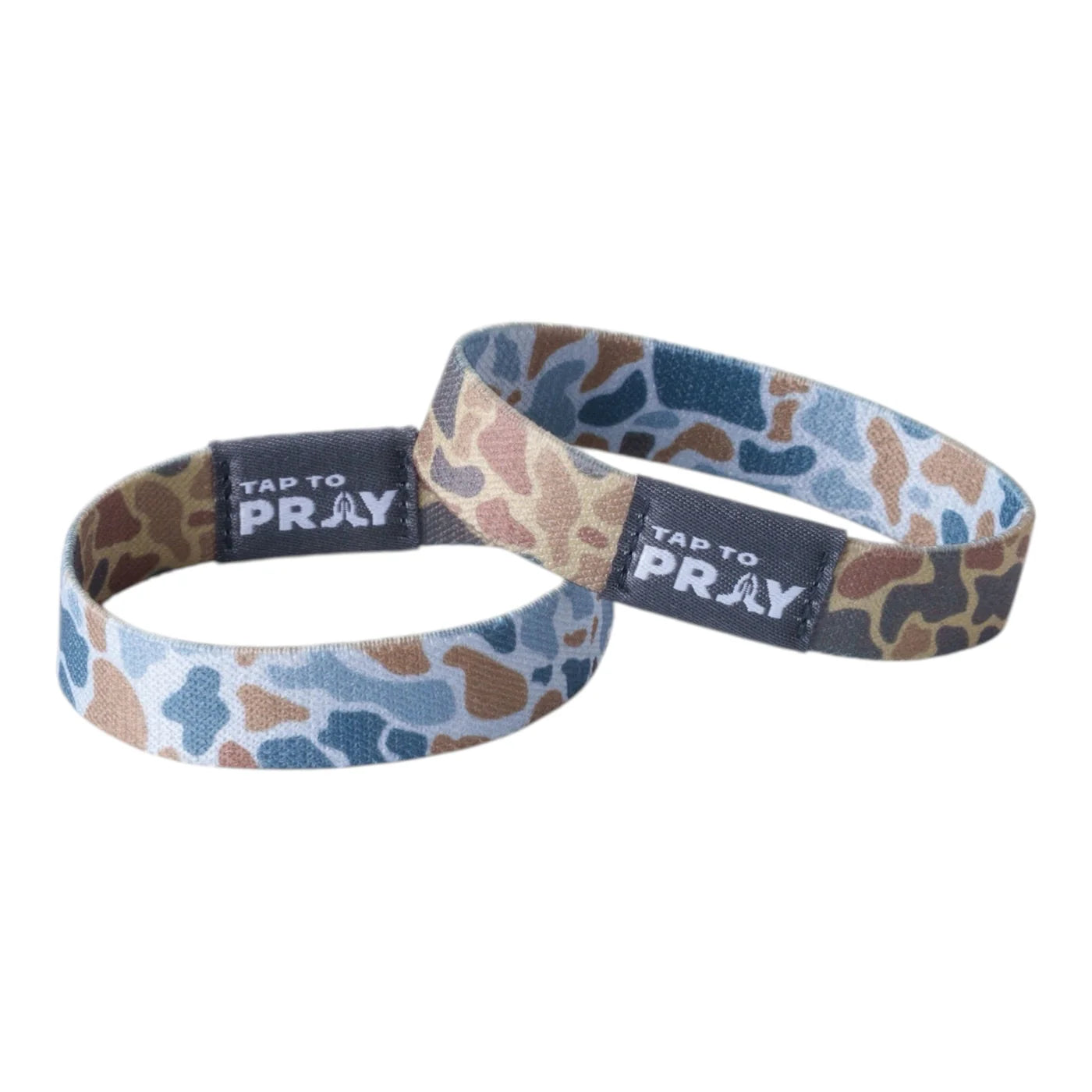 Tap To Pray™ Wristbands - River Rock Camo Sahara and Copper- Small