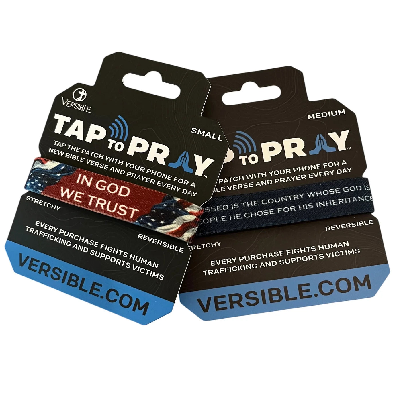 Tap To Pray™ Wristbands - Patriot - X-Small