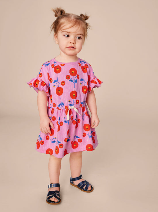 Load image into Gallery viewer, Tie Waist Dress / Indian Poppy
