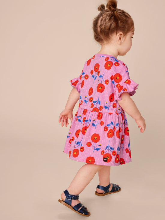 Load image into Gallery viewer, Tie Waist Dress / Indian Poppy
