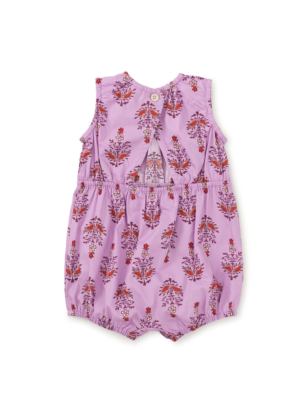 Peek-a-Boo Back Baby Romper / Kalavathi Blockprint