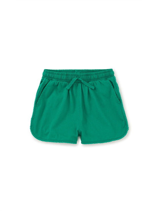 Pom-Pom Gym Shorts / Green
