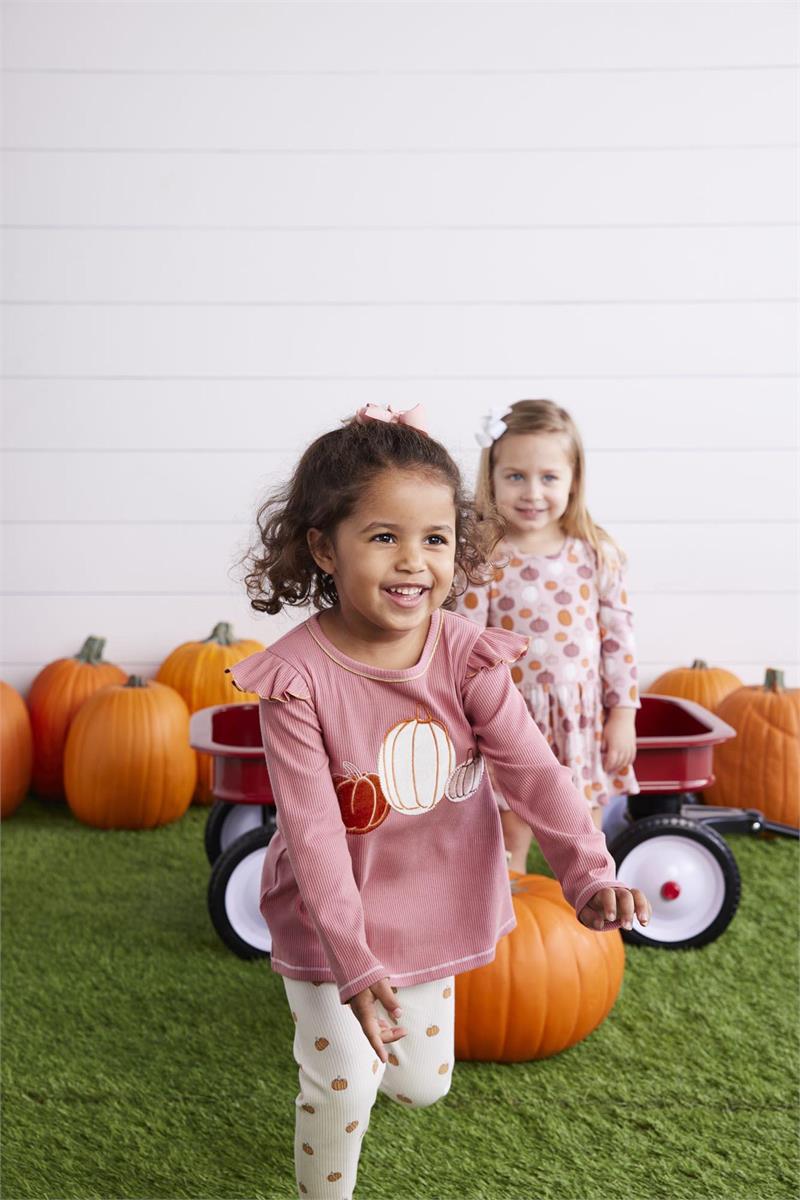 Pink Pumpkin Tunic & Legging Set