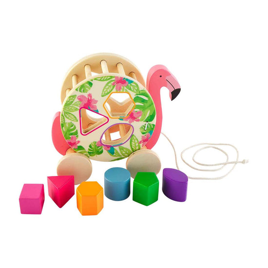 Flamingo Safari Shape Sorter Set