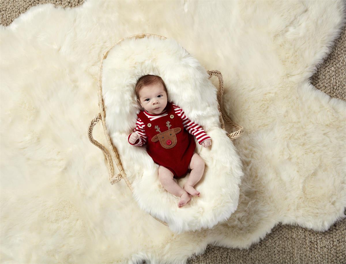 Reindeer Corduroy Bubble Set