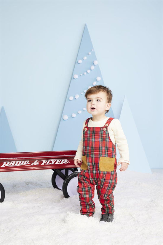 Load image into Gallery viewer, Tartan Overall Set
