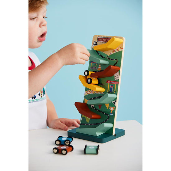 Race Car Sliding Track Set